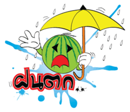 Mr. & Mrs. WATER MALON sticker #8065646