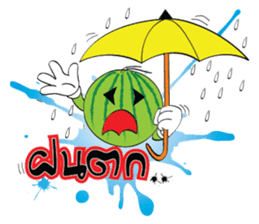 Mr. & Mrs. WATER MALON sticker #8065646
