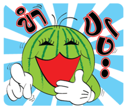 Mr. & Mrs. WATER MALON sticker #8065651