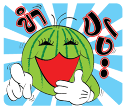 Mr. & Mrs. WATER MALON sticker #8065651