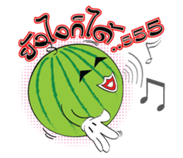 Mr. & Mrs. WATER MALON sticker #8065655