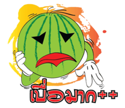 Mr. & Mrs. WATER MALON sticker #8065657