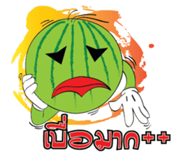 Mr. & Mrs. WATER MALON sticker #8065657