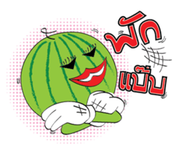 Mr. & Mrs. WATER MALON sticker #8065661
