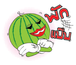 Mr. & Mrs. WATER MALON sticker #8065661