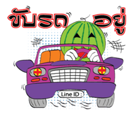 Mr. & Mrs. WATER MALON sticker #8065662