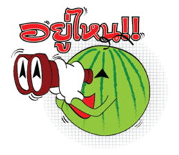 Mr. & Mrs. WATER MALON sticker #8065663