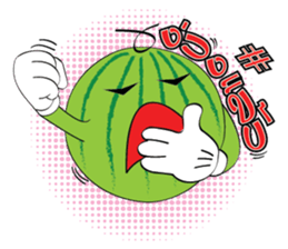 Mr. & Mrs. WATER MALON sticker #8065665