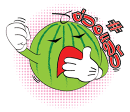 Mr. & Mrs. WATER MALON sticker #8065665