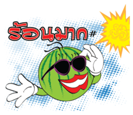 Mr. & Mrs. WATER MALON sticker #8065666