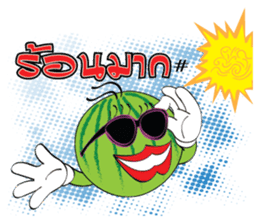 Mr. & Mrs. WATER MALON sticker #8065666