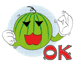 Mr. & Mrs. WATER MALON sticker #8065667