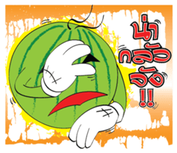 Mr. & Mrs. WATER MALON sticker #8065669