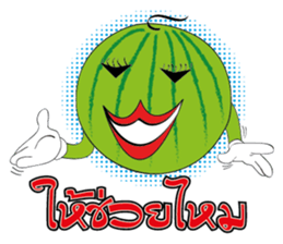 Mr. & Mrs. WATER MALON sticker #8065670