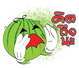 Mr. & Mrs. WATER MALON sticker #8065671