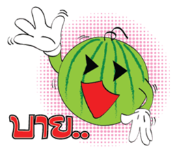 Mr. & Mrs. WATER MALON sticker #8065672