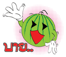 Mr. & Mrs. WATER MALON sticker #8065672