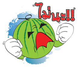 Mr. & Mrs. WATER MALON sticker #8065673