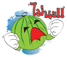 Mr. & Mrs. WATER MALON sticker #8065673