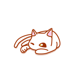 Mischievous kitty sticker #8065695