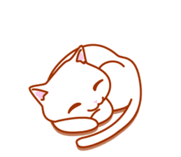 Mischievous kitty sticker #8065700