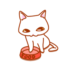 Mischievous kitty sticker #8065701