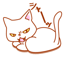 Mischievous kitty sticker #8065703