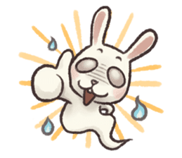 The Ghost Bunny sticker #8066272