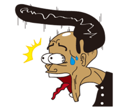 Japanese BAD Boy in Old Style sticker #8067359