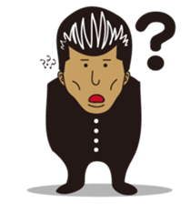 Japanese BAD Boy in Old Style sticker #8067360