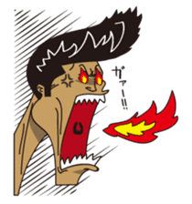 Japanese BAD Boy in Old Style sticker #8067363