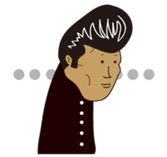 Japanese BAD Boy in Old Style sticker #8067365