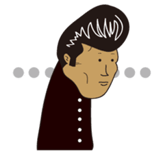 Japanese BAD Boy in Old Style sticker #8067365