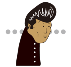 Japanese BAD Boy in Old Style sticker #8067365