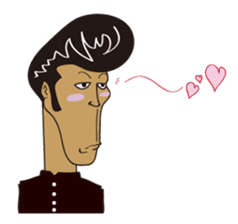 Japanese BAD Boy in Old Style sticker #8067366