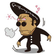 Japanese BAD Boy in Old Style sticker #8067367