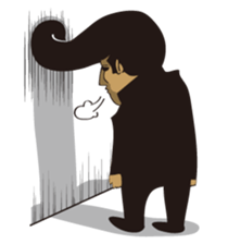 Japanese BAD Boy in Old Style sticker #8067368