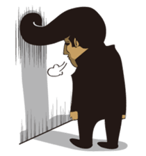 Japanese BAD Boy in Old Style sticker #8067368