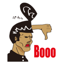 Japanese BAD Boy in Old Style sticker #8067370