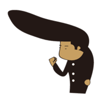 Japanese BAD Boy in Old Style sticker #8067373