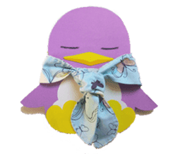 lilac penguin (EN) sticker #8067876