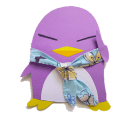 lilac penguin (EN) sticker #8067881