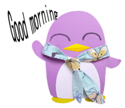lilac penguin (EN) sticker #8067884