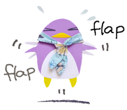 lilac penguin (EN) sticker #8067894