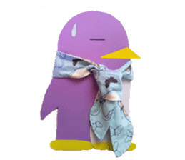 lilac penguin (EN) sticker #8067895