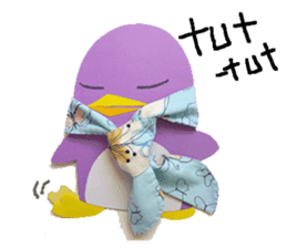 lilac penguin (EN) sticker #8067896