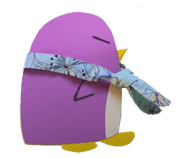lilac penguin (EN) sticker #8067897