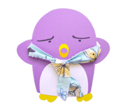 lilac penguin (EN) sticker #8067901