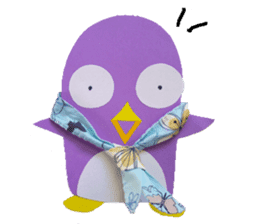lilac penguin (EN) sticker #8067904