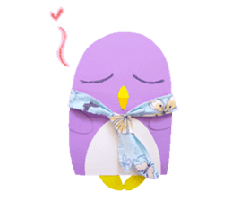 lilac penguin (EN) sticker #8067905